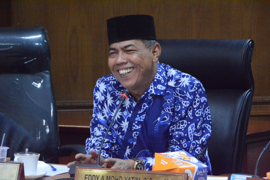 Ketua Komisi I DPRD Riau Eddy A Mohd Yatim (foto:ist) 